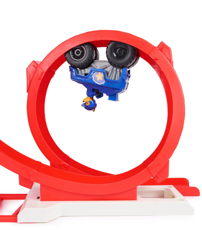 PAW PATROL RESCUE WHEELS SUPER LOOP TOWER HQ ŽAIDIMŲ RINKINYS SU CHASE FIGŪRĖLE IR AUTOMOBILIU