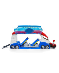 PAW PATROL TRANSFORMUOJAMAS AUTOMOBILIS SU RYDER FIGŪRĖLE IR KETURRAČIU