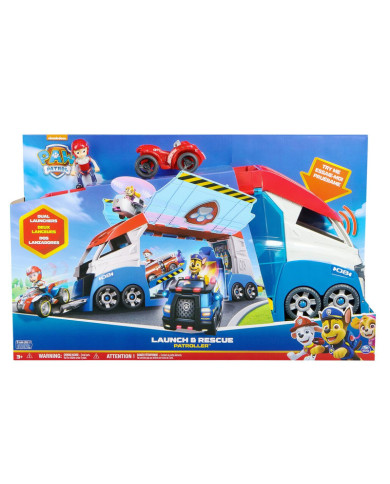 PAW PATROL TRANSFORMUOJAMAS AUTOMOBILIS SU RYDER FIGŪRĖLE IR KETURRAČIU