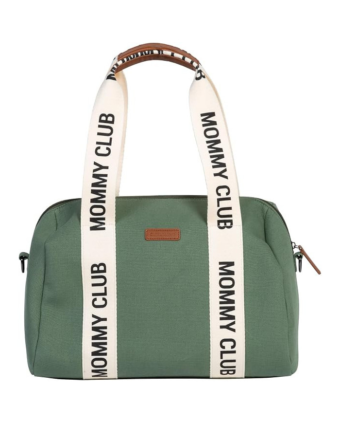 CHILDHOME MOMMY CLUB MAMOS KREPŠYS, SIGNATURE CANVAS GREEN