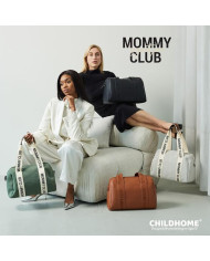 CHILDHOME MOMMY CLUB MAMOS KREPŠYS, SIGNATURE CANVAS GREEN