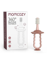 Momcozy 360° kūdikių dantų šepetėlis, rožinis