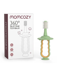Momcozy 360° itin minkštas kūdikių dantų šepetėlis, žalias