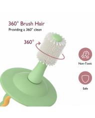 Momcozy 360° itin minkštas kūdikių dantų šepetėlis, žalias