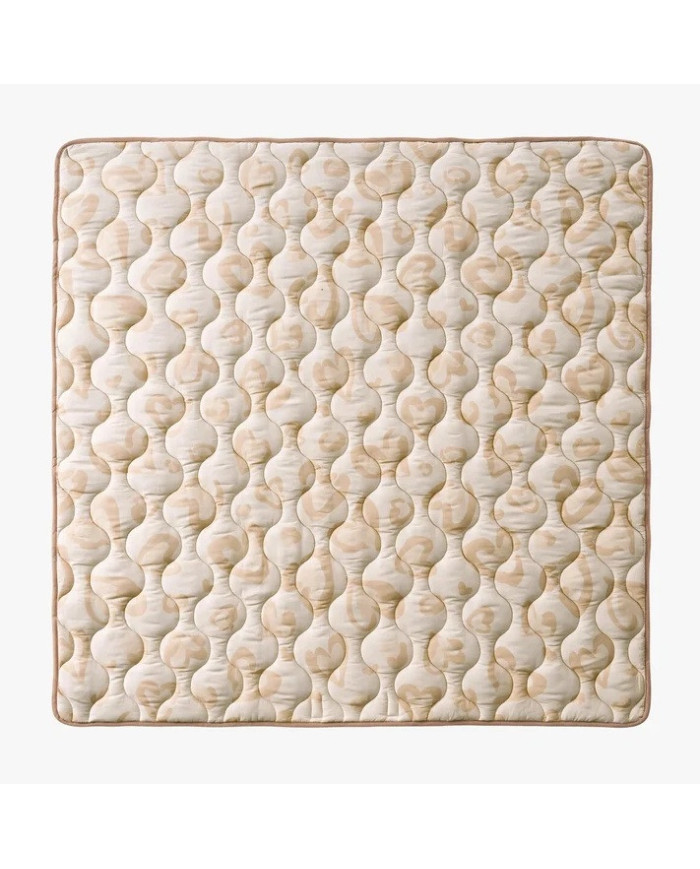 MOMCOZY kūdikių žaidimų kilimėlis „Leopard Brown“ 127 × 127 cm