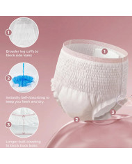 MOMCOZY VIENKARTINĖS KELNAITĖS PO GIMDYMO, 12 VNT.