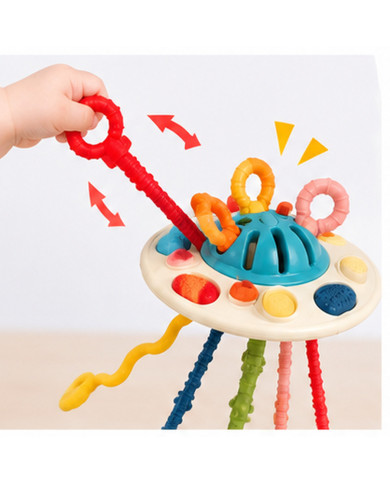 KIZMEE Montessori sensorinis žaislas – sensorinės virvutės