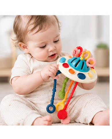 KIZMEE Montessori sensorinis žaislas – sensorinės virvutės