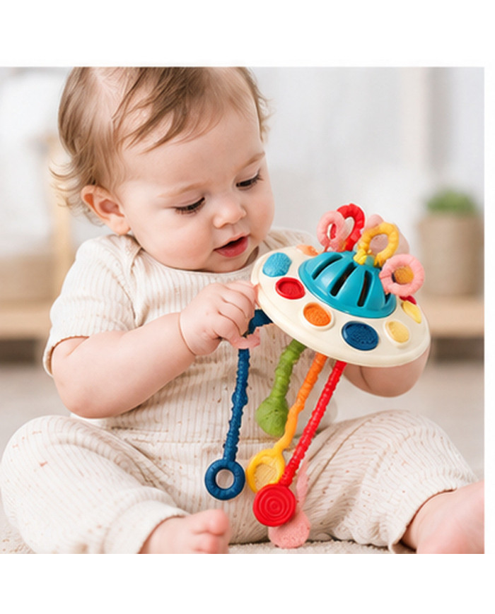 KIZMEE Montessori sensorinis žaislas – sensorinės virvutės
