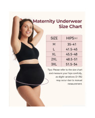 MOMCOZY KELNAITĖS NĖŠČIOSIOMS AUKŠTU LIEMENIU, 3 VNT., JUODOS, SMĖLINĖS IR ROŽINĖS SPALVŲ, 3XL DYDIS