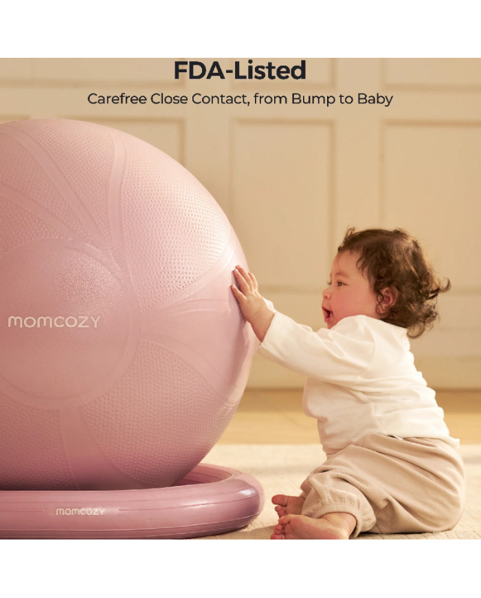 MOMCOZY KAMUOLIO RINKINYS NĖŠČIOSIOMS BIRTHEASE, ROŽINIS