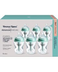 Tommee Tippee Advanced Anti-Colic buteliukų rinkinys, 6 vnt.