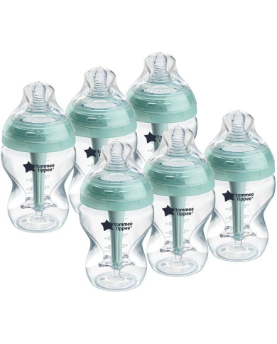 Tommee Tippee Advanced Anti-Colic buteliukų rinkinys, 6 vnt.