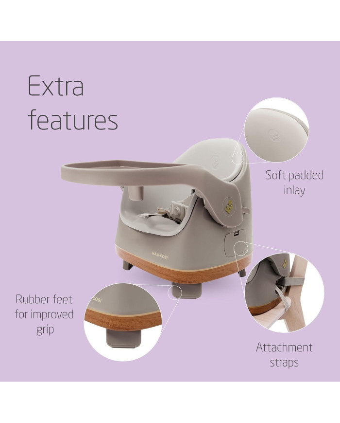 Maxi-Cosi Jay 2-in-1 paaukštinta maitinimo kėdutė | Elegance Beige