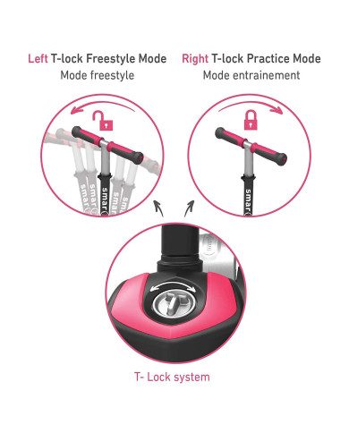 SMART TRIKE T5 PASPIRTUKAS, PINK